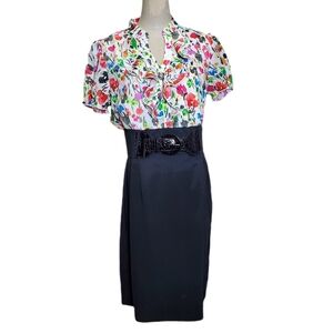 ALYX Limited Floral Top Black Skirt Slip Dress Sz 10